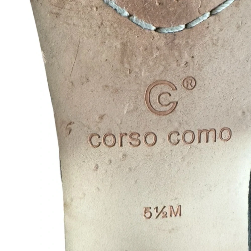 Corso Como Jullia Black Suede Pointed Toe Ballet Flats, Size 5.5 - Picture 7 of 7
